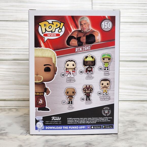 Funko Pop WWE Target Exclusive 150 Rikishi 151 The Hurricane with Protectors - Picture 3 of 13